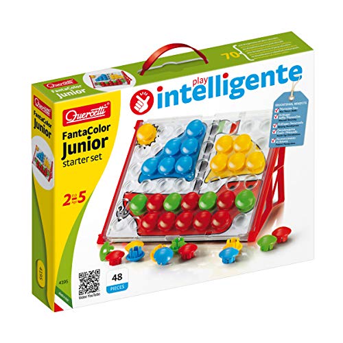 Quercetti - 4195 Fantacolor Junior Basic 
Giocattolo per bambini 2+