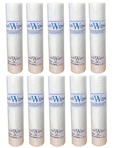 Reverse Osmosis 10 pp sediment particle water filter cartridges 1 Micron by The Water Filter Men