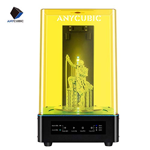 ANYCUBIC Wash & Cure Polimerizzatore per asciugatura e lavaggio stampe 3D con LED UV per la polimerizzazione con funzione di lavaggio. Idoneo per stampanti LCD/DLP 3D (405nm / 356nm)