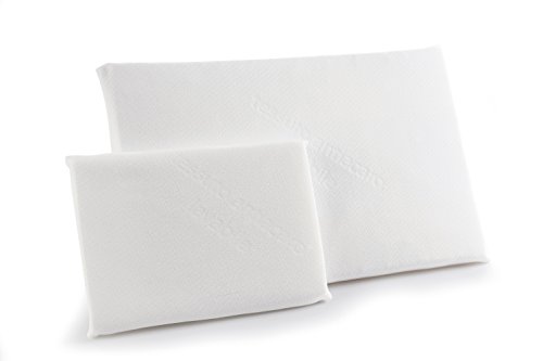 Cuscino per Lettino Antiacaro, Antisoffoco, Anallergico, Traspirante e Certificato Oeko-Tex,Bianco