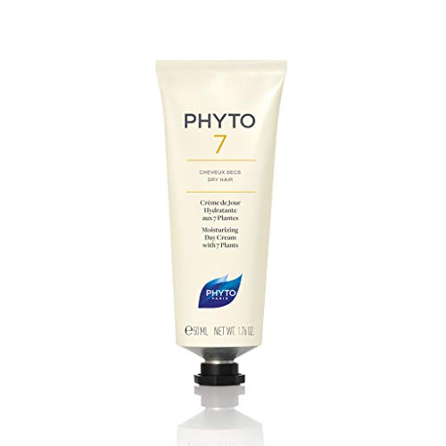 Phyto 7 Crema Idratante per Capelli Secchi, Dona Idratazione e Luminosità, Trattamento Senza Risciacquo, Formato da 50 ml