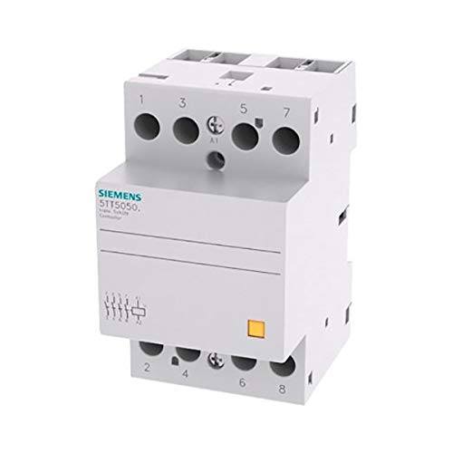 Siemens – Teleruttore 5tt5 4 non 230 V AC 63 A Corrente Alternata 3 moduli