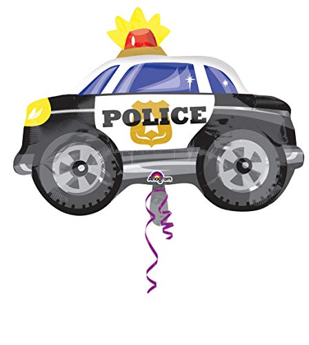 Amscan - Palloncino per auto della polizia, 1 pezzo