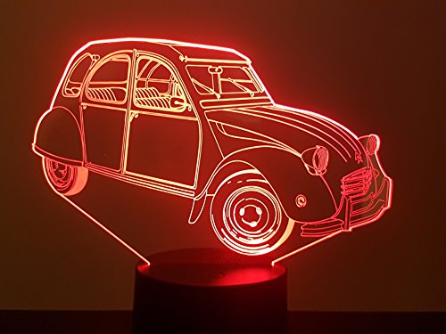 CITROËN 2CV, lampada da salotto 3D