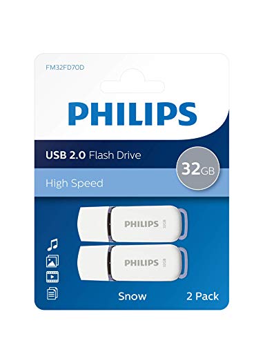 Unità flash USB Philips Snow Edition 32 GB, USB 2.0, confezione da 2