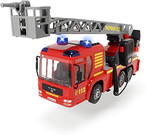 Dickie  -Spielzeug 203716003 - Camion dei Pompieri Fire Hero, con Scala