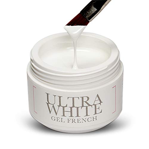 Beauty Space Nails Ultra White Bianco French Ultra Coprente UV, 15 Ml