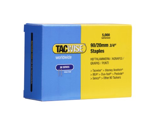 Tacwise 0307 Tcwise 90 Punti Sottili da 20mm Ideale per Applicazioni Semi Professionali per Fissaggio Legno, 20 mm