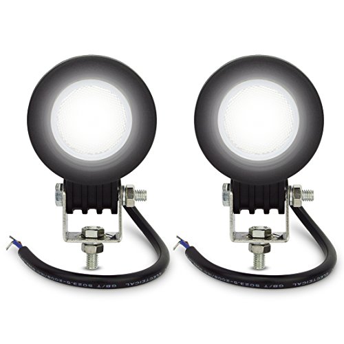 Safego 2 x 10W Moto FARO DA LAVORO LUCE DI PROFONDITA' A LED 10W Lampada Lavoro Offroad Truck Auto Barca Mining faro luci supplementari lavorare luci Inondazione