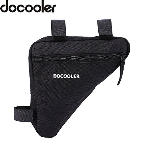 docooler Borsa Bicicletta Triangolo Tessuto di Oxford 18 * 18 * 4cm Borse da Sella per Bicicletta