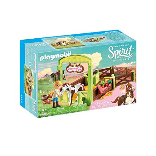 Playmobil Spirit - Riding Free 9480 - Abigail e la Stalla di Boomera, dai 4 anni