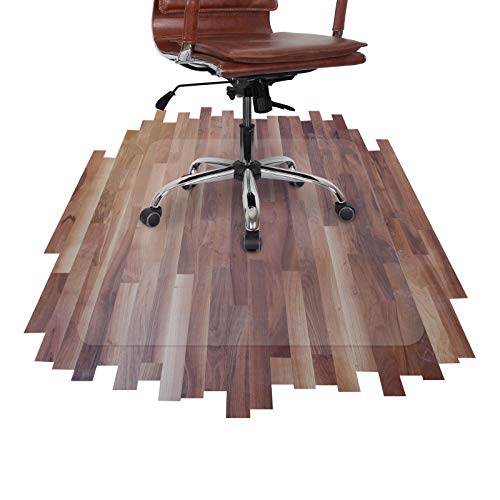 Office Marshal Tappeto Salvapavimento Trasparente - Protezione Parquet e Pavimenti Duri - Tappeto Protettivo Sottosedia 100% PC in Varie Misure - 90x120 cm