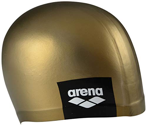 Arena Logo Moulded, Cuffia Unisex Adulto, Oro (Gold), Taglia Unica