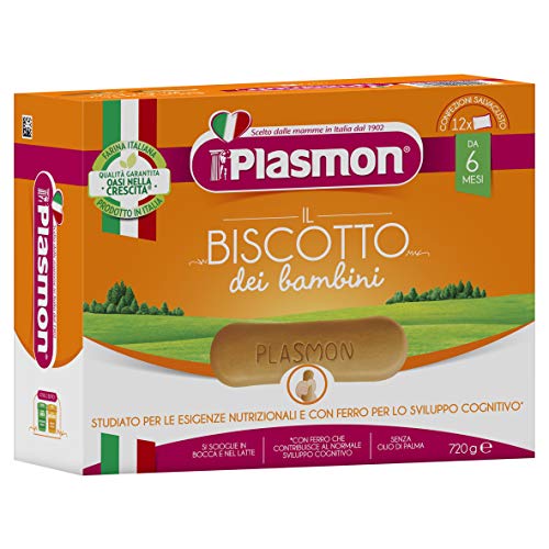 Plasmon Biscotto Infanzia - Confezione salvagusto - Pacco da 6 X 720 g