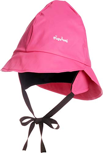 Playshoes - 408950 Regenmütze Mit Fleece-Futter, Cappello per bimbi, Rosa (Pink (18 pink)), Taglia produttore: 51