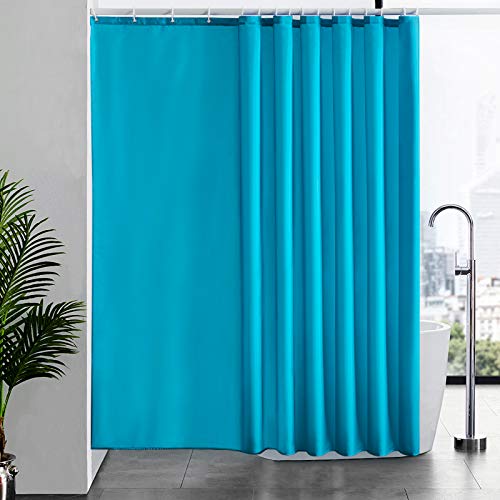 Furlinic Tende Doccia Anti-Muffa Tessuto in Poliestere, Grande Tende Doccia Impermeabile &Lavabile,Tenda Vasca da Bagno con 16 Ganci Tenda Doccia Alzavola-240x200cm.