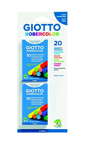 Giotto set 2 astucci con 10 gessetti colorati