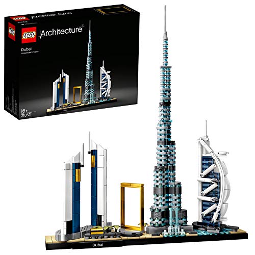 LEGO Architecture Dubai, Collezione Skyline, Set di Edifici da Collezione, 21052