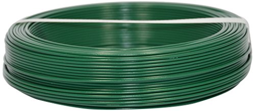 Corderie Italiane 002014096 Filo Ferro Plastica, Verde, 2.7 mm, 100 m
