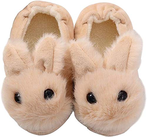 Hezeisoar Pantofole A Casa per Bambini Peluche Antiscivolo Scarpe Indoor delle Pantofole per Ragazzi Ragazze Invernali Caldo Casa Pattini