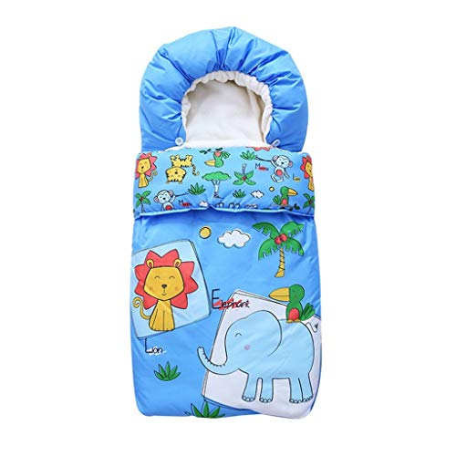 Sacchi Nanna per Bambino 3 Tog Sacco a pelo per Neonato Sacco Invernale Universale per Passeggino e Carrozzina Coperta 87 * 45cm, 0-9 Mesi