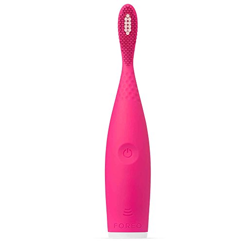 FOREO ISSA Play Spazzolino Sonico In Silicone, Wild Strawberry, Combina Setole In Silicone E Setole In Polimero PBT, Per Un Igiene Orale Delicata. Batteria Duratura E Sostituibile