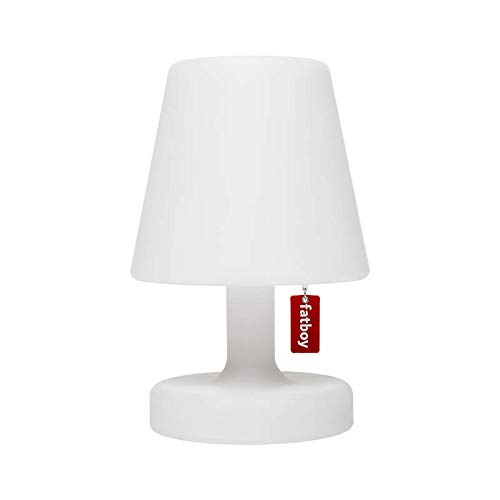 Fatboy® Edison the Petit | Lampada da tavolo Bianca/Lampada a LED da esterno/Lampada da notte | Senza Fili/Wireless & USB ricaricabile