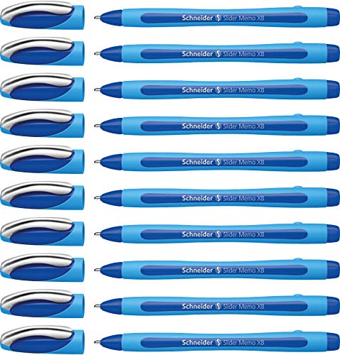 Schneider P150203x10 10 Penna a Sfera, blu, 10 Pezzi