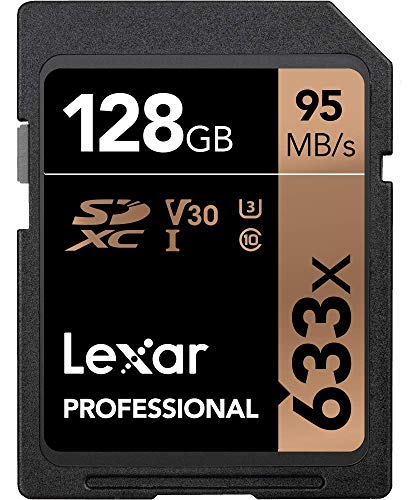 Lexar Schede Professional 633x 128GB SDXC UHS-I, 45/95 MB/s