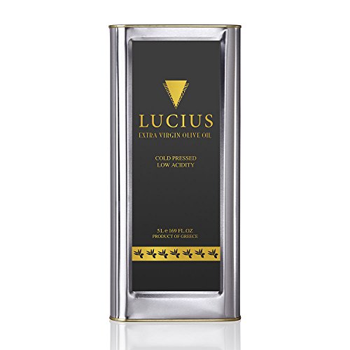 Lucius LUCIUS5000 Olio Extravergine di Oliva – 5 Litri – Olio di Oliva Delicato e Profumato – Monovarietà Koroneiki