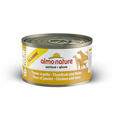 almo nature Hfc Natural tonno e Pollo Wet Dog Food, 95 g, Confezione da 24