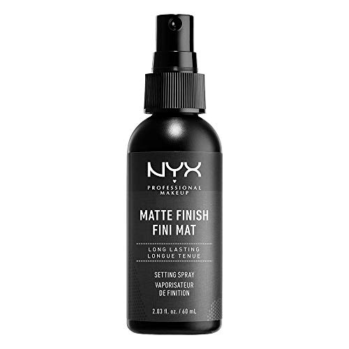 NYX Professional Makeup Spray Fissante Setting Spray, Formula Leggera a Lunga Tenuta, Finish Matte, Confezione da 1
