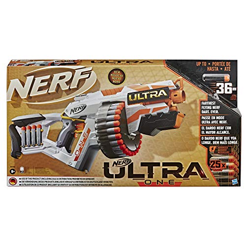 Hasbro Nerf Ultra - One (Blaster Motorizzato, include 25 Dardi Nerf Ultra, Compatibile soltanto con i dardi Nerf Ultra)