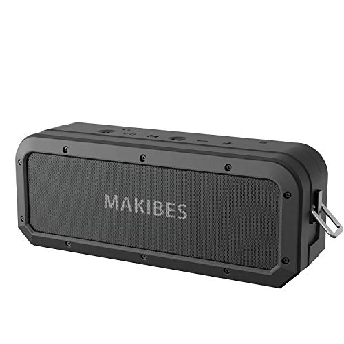 Makibes Cassa Bluetooth Impermeabile 40W, Altoparlante Bluetooth Senza Fili Portatile Speaker Waterproof IPX7,Effetti Tri-Bass, TWS & NFC, Tempo di Riproduzione di 18 Ore, per Smartphone, Computer