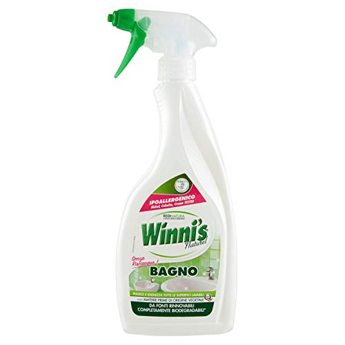 Winni'S - Naturel Detergente Bagno, Senza Risciacquo, Ipoallergenico - 6 pezzi da 500 ml [3 l]
