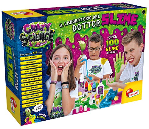 Lisciani Giochi - Crazy Science Il Grande Laboratorio del Dottor Slime Gioco per Bambini, 77496