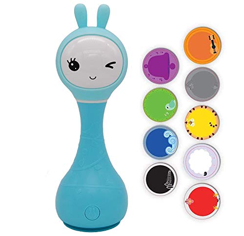 Alilo® Smart Bunny - Coniglietto Intelligente sonoro – R1 - Sonaglio per Bambini (Blu)