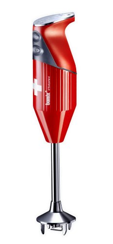 Bamix MX100080 Mixer M200 SwissLine, Rosso/Croce Svizzera