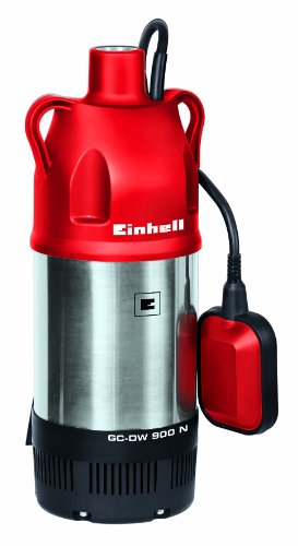 Einhell GC-DW 900 N Pompa di profondità, Prevalenza 32 M, Portata Max 6000 L/H, 900 W, 230 V, Rosso