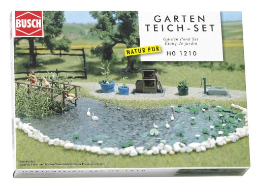Busch 1210 - Gartenteich-Set [Giocattolo]