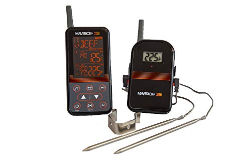 Maverick Set termometro per barbecue wireless Nero