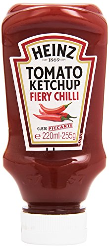 Heinz - Tomato Ketchup, Fiery Chilli, Gusto Piccante - 255 g 220 ml