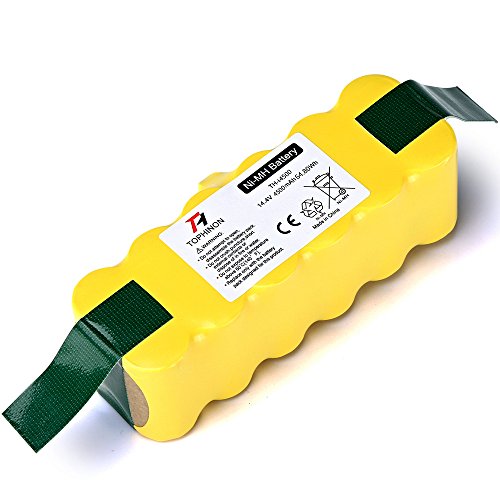 TOPHINON Batteria di Ricambio Ni-MH 4500mAh 14.4V per Aspirapolvere Roomba 500 510 520 530 532 540 545 550 552 555 560 570 580 581 600 610 620 630 650 660 700 760 770 780 790 800 870 880