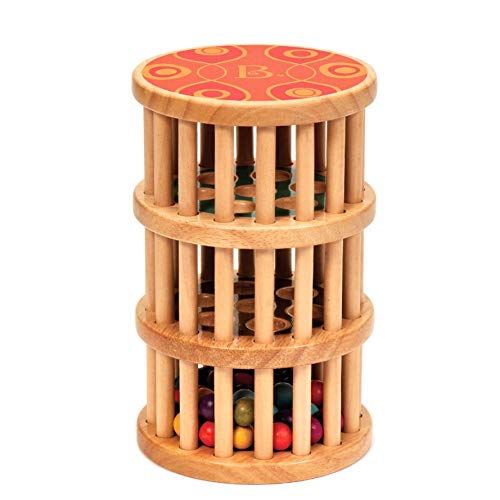B. toys – B. A-Maze Rain Rush giocattolo di agilità – Giochi per attività motorie di prima infanzia– Giocattolo naturale di legno per bambini – 18 mesi in su