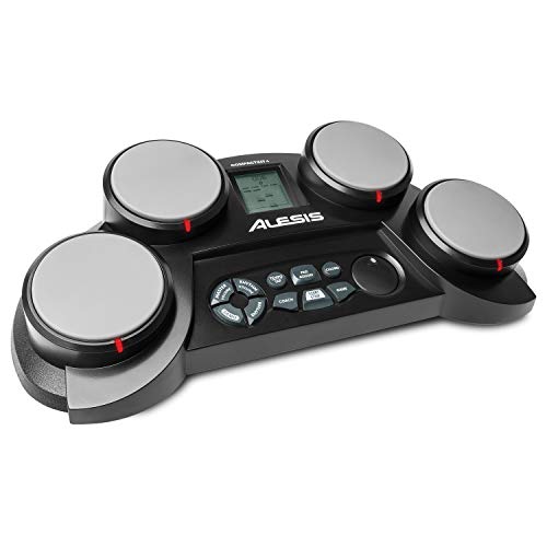 Alesis CompactKit 4 - Batteria Elettronica Portatile da Tavolo con 4 Pad Sensibili Alla Velocity, 70 Suoni di Percussioni, Accessori
