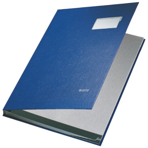 LEITZ Libro firma in PPL 10 scomparti - f.to 24 x 34 cm - Blu - 57010135