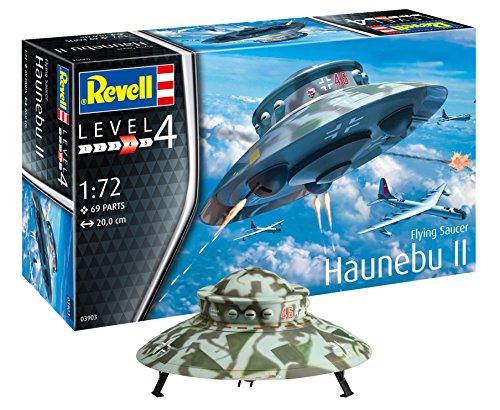 Revell Flying Saucer Haunebu, Multicolore, 1:72 Scale, 03903