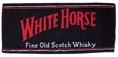 signs-unique Asciugamano da Bar Cotone Whisky White Horse