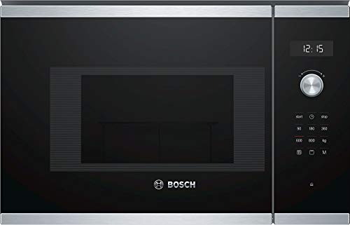 Bosch Serie 6 BEL524MS0 Incasso Microonde con grill 20L 800W Nero, Acciaio inossidabile forno a microonde