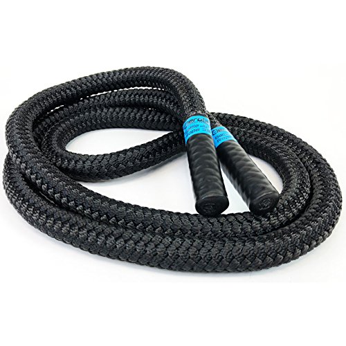 aerobis Battle Jump Rope I Resistente corda per saltare da 2,9 kg I Corda fitness pesante elastica e flessibile per allenare forza e resistenza I Esercizio coaudivante della perdita di peso